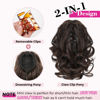 Picture of REECHO 9" Short Ponytail Extension, Classic Loose Curly Wavy Claw Clip Pony tails Hair Extensions HP001 Hairpieces for Women - Dark Blonde