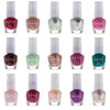 Picture of Nicole Miller Mini Nail Polish Set - Glossy, Vibrant Colors for Fingernails & Toenails, Floral Collection