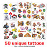 Picture of Savvi - 50 Paw Patrol Temporary Tattoos: All Characters, Skin-Safe Ink, Great for Birthday Parties, Gifts for Boys and Girls Ages 4-12+, Made in the USA [6 sheets, 50 count]