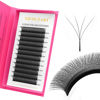 Picture of XIUSUZAKI W Lash Extensions Supplies 4D Eyelash Extensions W Shape 0.07mm Thickness D Curl 11mm Premade Fans Easy Fan Lashes Volume Matte Black 12 Rows Crisscross Eye Lashes(W-4D-0.07-D,11mm)