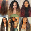 Picture of 8 Packs Crochet Box Braids Hair-18 Inch Crochet Hair For Black Women Pre loople Crochet Hair with Curly Ends Goddess Box Braids Crochet Hair Braiding Hair Crochet Braids Hair for Black Women(1B/33/30)