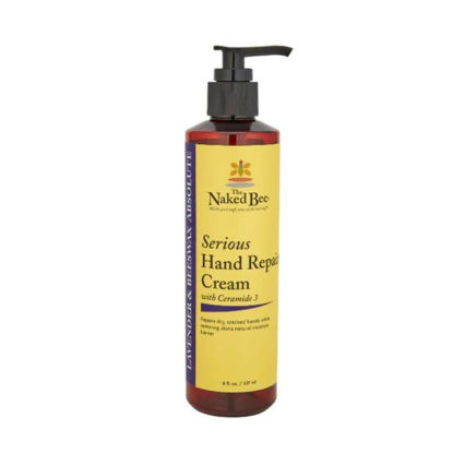 Picture of The Naked Bee Lavender and Beeswax Hand Cream (8 oz) Intensive Nourishing Cream for Smoother and Softer Hand - Unscented Deep Moisture and Repair for Dry Skin