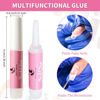 Picture of Nail Glue, Nail Glue for Acrylic Nails, Professional Nail Tip Glue for Acrylic Nails Press On Nails,Super Strong Nail Tips Glue for Stick On Nails Long Lasting Nail Glue for Fake Nails 0.07OZ/30PCS