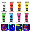 Picture of UV Blacklight Neon Face Body Paint, MEICOLY 8 Tubes Blacklight Reactive Paints,Water Based, Washable, Non-Toxic Neon Party Supplies for Halloween,02