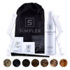 Picture of Simpler Hair Color Blond Mustache and Beard Upgraded Brush Kit with 3 Brushes Included for Precision Application - Gentle Beard Coloring for Gray Hair for an Effortless Natural Look