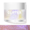 Picture of LANGMANNI Holographic Body Glitter Gel for Body, Face, Hair and Lip.Color Changing Glitter Gel Under Light. Vegan & Cruelty Free-1.35 oz (3# Neon Violet)