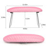 Picture of krofaue Nail Arm Rest,Professional Microfiber Leather Nail Hand Rest Stand Arm Rest for Acrylic Nails Cushion Hand Holder with Non-slip - Nail Technician Use Must Have（Pink）