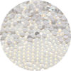 Picture of NCB 3000pcs Flatback Round Glass Nail Art Rhinestones Crystal for DIY Making Accessories Shoes, Clothes, Face Art, Bags, Manicure (White Opal, SS3 3000pcs)
