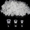 Picture of Tattoo Ink Cap, Urknall 300pcs Tattoo Ink Cups Pigment Caps Disposable Ink Caps for Tattooing Plastic Tattoo Cups Caps Mixed for Tattoo Supplies