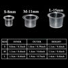 Picture of Tattoo Ink Cap, Urknall 300pcs Tattoo Ink Cups Pigment Caps Disposable Ink Caps for Tattooing Plastic Tattoo Cups Caps Mixed for Tattoo Supplies