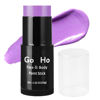 Picture of Go Ho Cream-Blendable Light Purple Face Paint Stick (1.06 Oz),Full-coverage Pastel Purple Face Body Paint Stick for Adults Children Halloween Cosplay SFX Ursula Makeup,Waterproof Paint Stick