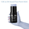 Picture of Go Ho Cream-Blendable Light Grey Face Paint Stick,Full-coverage Grey Body Paint Stick for Adults Children Halloween Cosplay SFX Vampire Zombie Makeup,Waterproof Gray Body Paint Stick