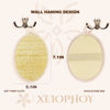 Picture of Xeiophoy 2PCS Premium Natural Loofah Sponge Exfoliating Body Scrubber, Shower Loofah for Men, Women and Kids, Shower Scrubber for Body and Face, Made with Eco-Friendly and Biodegradable Luffa Sponge