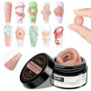 Picture of SUPWEE Solid Builder Gel for Nails Nude 3D Nail Art Gel Non-Stick Hand Hard Gel Sculpting Gel for Nail Art 3d Molding Gel Nail Extension Gel Mnicure DIY at Home 14g(0.49fl oz)