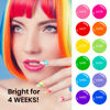 Picture of Beetles Gel Polish Rainbow Nail Art Gel Liner Gel Nail Polish Set, 12 Colors Rainbow Neon Gel Polish Set Swirl Nails Built Thin Nail Art Brush in Bottle Soak Off Uv Nail Gel Kit Valentines Day Gifts