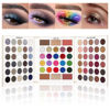 Picture of UCANBE Eyeshadow Makeup Palette 86 Colors, Matte Black Grey Silver Smokey Goth Eye Shadows+Chunky Pressed Glitters+Bright Colorful Neon Shades+Rosy Rusty Neutrals for Every Day & Halloween Make Up