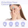 Picture of CANNI 6Pcs 9ml Hema-Free Gel Nail Polish Set- Green Blue Purple Pink Off-white Colors Gel Polish Kit, Soak Off LED Nail Gel Manicure Kit DIY at Home Salon Gifts for Women Girls