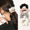 Picture of Scrunchies Hair Ties Scrunchy for Women Girls Cute Hairties for Thick Curl Hair No Crease Hair Accessories Soft Ropes Ponytail Holder No Hurt Your Hair