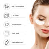 Picture of Vaincre 120 Pairs Hydrogel Under Eye Patches, Gel Eye Pads Lash Extensions, Lint Free Eyelash Lash Lift Pads for Eyelash Extension Supplies Tools