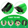 Picture of TOFAFA 22 inch Colored Hair Extensions Straight Hairpiece, Multi-colors Fashion Party Highlights Clip in Synthetic Hair Extensions for Women Kids Girls Christmas Party Cosplay Gift(10 PCS Green)