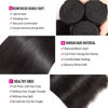 Picture of 10A Straight Hair 1 Bundles Brazilian Virgin Human Hair Bundles Straight 24 Inch 100% Unprocessed Virgin Hair 1 Bundles Straight Weave Hair Human Bundles