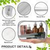 Picture of Weewooday 12 Pieces Clear Cosmetics Bag PVC Zippered Clear Toiletry Carry Pouch Cosmetic Makeup Bag Waterproof Makeup Bag Vinyl Plastic Organizer Case for Vacation Bathroom(Medium,Multicolor)