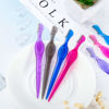 Picture of Mudder 28 Pcs Eyebrow Razor Knife Shaver Trimmer Shaver Multipurpose Exfoliating Tool Facial Hair Removal for Women Valentine's Day Giving(Assorted Colors)