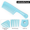 Picture of BEAYUNG 2PCS Large Wide Tooth Comb, Shower Combs, Hair comb for wet curly hair, Durable Hair Brush for Best Styling and Professional Hair Care(1Blue,1Green)