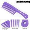 Picture of BEAYUNG 2PCS Large Wide Tooth Comb, Shower Combs, Hair comb for wet curly hair, Durable Hair Brush for Best Styling and Professional Hair Care(1Purple,1Pink)