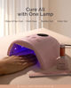 Picture of MelodySusie UV Nail Lamp, Plus30F UV Light for Gel Nails LED Nail Dryer with 3 Timer, Smart Sensor, LCD Display Fast Curing Gel Nail Polish Nail Art Tools Manicure Accessories-Pink