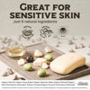 Picture of Castile Unscented Bar Soap - 6 Natural Soap Bars for Men, Women, and Kids - EWG Verified with raw Organic Cocoa Butter and Olive Oil by Carolina Castile, 5 oz Each