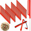 Picture of 48 Pieces Hair Perm Rods Short Cold Wave Rods Plastic Perming Rods Hair Curling Rollers Curlers with Steel Pintail Comb Rat Tail Comb for Hairdressing Styling Supplies (0.2 Inch, Red)