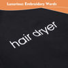Picture of ERKXD Hair Dryer Bags Drawstring Bag Container Hairdryer Bag for travel bathroom (Light Grey)