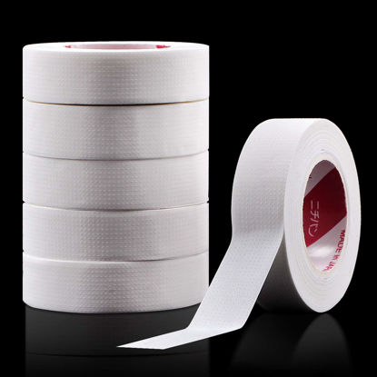 Picture of fenshine Eyelash Extension Tape, 6 Rolls Japan Micropore Medical Soft Tape for Eyelash Extension,Eyelash Extension Supplies 9M Each Roll