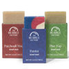 Picture of The Bubble Factory Handmade Natural Bath & Body Soap Bar, Vegan, All-Natural, Palm Oil Free, Made in USA with Shea Butter + Essential Oils, Patriot/Patchouli Mud/Pine Top