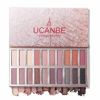 Picture of UCANBE 20 Colors Nude Eyeshadow Palette, High Pigmented Shimmer Matte Metallic Eye Shadow Pallets, Long Lasting Blendable Neutral Smokey Warm Bronze Eye Makeup