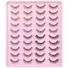 Picture of False Eyelashes Natural Look Fluffy Mink Lashes 4 Styles Wispy Natural Lashes 3D Strip Eye Lashes Pack by Kiromiro