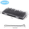 Picture of Bobby Pins 300 Pcs, Bobby Pins Black 2Inches, Fosvrde Reusable Invisible Wave Non Slip Hair Pins, for Girls, and Women, Bulk With Storage Box