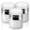 Picture of 3Pack Airless Pump Jar - 1.0 Oz Air Pump Container Drunk Elephant Container, 30ml Empty Cream Subpackage Jar Vacuum Bottle Dispenser for Lotion Moisturizer Creams