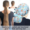 Picture of ABAMERICA Ponytail Scrub Caps for Women Surgical Caps Nurse Hat with Functional Ponytail Holder for Long Hair, Single or Satin-Lined