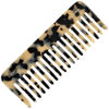 Picture of Giorgio G49 Large Hair Detangling Comb, Wide Teeth for Thick Curly Wavy Hair. Long Hair Detangler Comb For Wet and Dry. Handmade of Quality Cellulose, Saw-Cut, Hand Polished, White Tokyo (5.75")