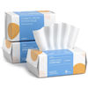 Picture of PoeticEHome Soft Dry Wipe 3 Pack, Cotton Tissue Face Towel, Disposable Facial Cleansing Cloths, Dry Wet Use for Sensitive Skin, Makeup Removing, Surface Cleaning (300 Count)