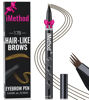 Picture of iMethod Eyebrow Pen - Eyebrow Pencil with Micro 4-Fork Tip, Microblading Eyebrow Pen for Natural Hair-Like Brows, Long-Lasting Eye Brow Pencils for Women, Smudge-proof, Dark Brown
