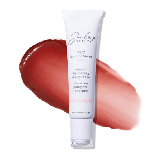 Picture of Julep 24/7 Lip Treatment - Hydrating & Glossy Lip Balm and Lip Sleeping Mask with Shea Butter - Moisturize, Protect & Soothe - Vegan & Cruelty-Free - It's a Vibe