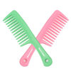 Picture of BEAYUNG 2 PCS Large Wide Tooth Comb, Shower Combs for Women, Curly Hair Brush, Detangling Comb, Hair Styling Comb, Hairdressing Tool (1Green,1Pink)