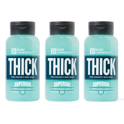 Picture of Duke Cannon Supply Co. THICK High-Viscosity Body Wash for Men Superior - Premium Ingredients, Plant-Based Thickeners, Superior Lather, Natural Exfoliate, 17.5 Fl Oz
