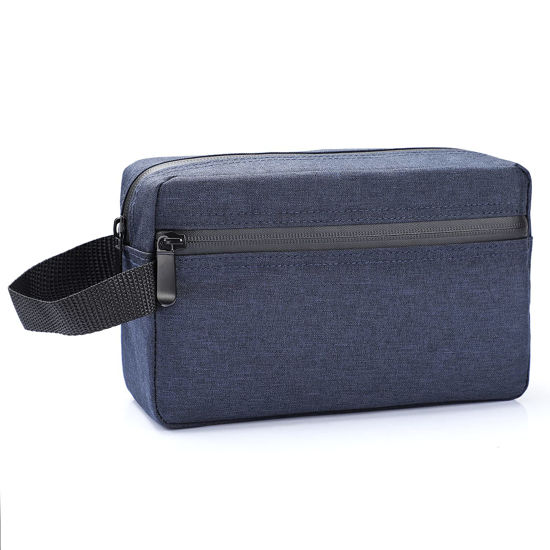 Picture of Etercycle Toiletry Bag for Men, Portable Travel Toiletry Organizer Bag,Shaving Bag for Toiletries Accessories (Deep blue)