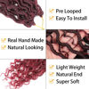 Picture of Col Bling 24 Inch 8 Packs Goddess Locs Crochet Hair Natural Looking, Bohemian River Goddess Crochet Braiding Hair Trendy & Edgy Faux Locs Crochet Hair Fashion for Women Kids (#1B/Bug)