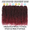 Picture of Col Bling 24 Inch 8 Packs Goddess Locs Crochet Hair Natural Looking, Bohemian River Goddess Crochet Braiding Hair Trendy & Edgy Faux Locs Crochet Hair Fashion for Women Kids (#1B/Bug)