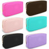 Picture of UIXIZQ 6 Pcs Waterproof Small Makeup Bag Pouch for Purse,Nylon Travel Toiletry Storage Bag Cute Preppy Cosmetic Bag for Women Girl,Durable Makeup Organizer Bag Skincare Bag Purse with Zipper for